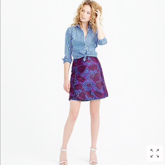 J. Crew Dresses & Skirts - 🆕 J.Crew midnight floral jacquard miniskirt